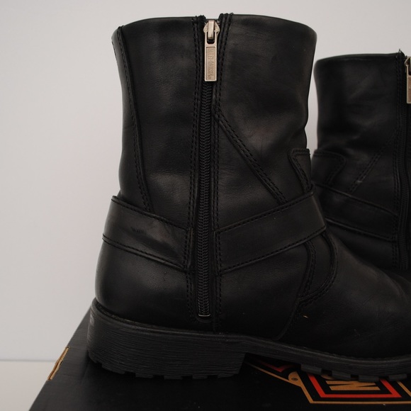 Harley Davidson Charleston Leather Boots D94232 Black Men's US 11.5 - Picture 13 of 16